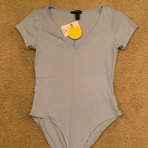 Baby blue bodysuit